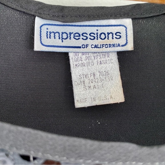 Impressions of California Black Sequin Women's Top - Picture 3 of 4